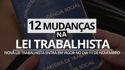 12 mudanças na lei trabalhista