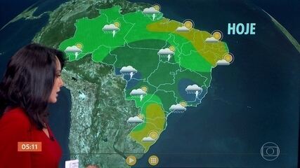 Mudanças no telão da Previsão do Tempo. ‘Hora 1’, 01/12/2017