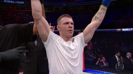 Paul Felder vence Charles do Bronx por nocaute técnico pelos pesos-leves do UFC 218