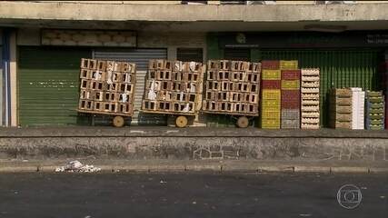 Greve dos caminhoneiros afeta abastecimento e causa alta de preços. 'Jornal Nacional', 23/05/2018