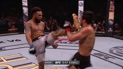 Andre Ewell vence Renan Barão por decisão dividida no UFC São Paulo