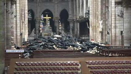 Veja como ficou Catedral de Notre-Dame após o incêndio