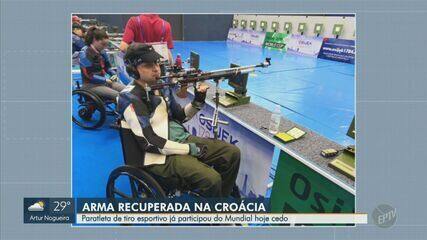 Paratleta de tiro esportivo que havia 'perdido' armas já participou do Mundial nesta sexta