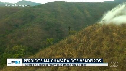 Encontrados turistas que haviam sumido na Chapada dos Veadeiros, em Goiás