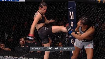 Melhores momentos de Marina Rodriguez x Cynthia Calvillo no UFC Washington.