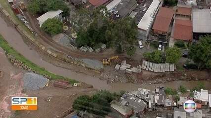 Obra contra enchentes em Osasco está atrasada