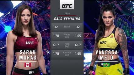 UFC Holloway x Kattar - Sarah Moras x Vanessa Melo