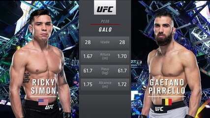 UFC Chiesa x Magny - Ricky Simon x Gaetano Pirrello