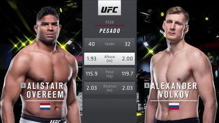 UFC Overeem x Volkov - Alistair Overeem x Alexander Volkov