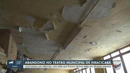 ARQUIVO: Áreas do Teatro Municipal de Piracicaba ficam abandonadas após reforma