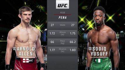 UFC Vettori x Holland - Arnold Allen x Sodiq Yusuff