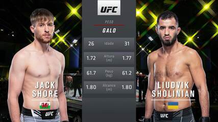 UFC Brunson x Till - Jack Shore x Liudvik Sholinian