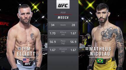 UFC Dern x Rodriguez - Tim Elliott x Matheus Nicolau