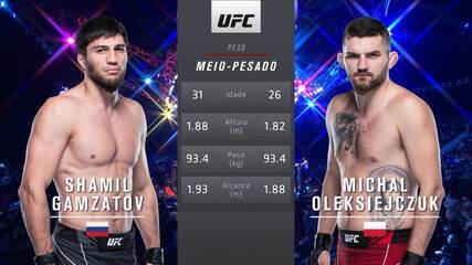 UFC 267 - Shamil Gamzatov x Michal Oleksiejczuk