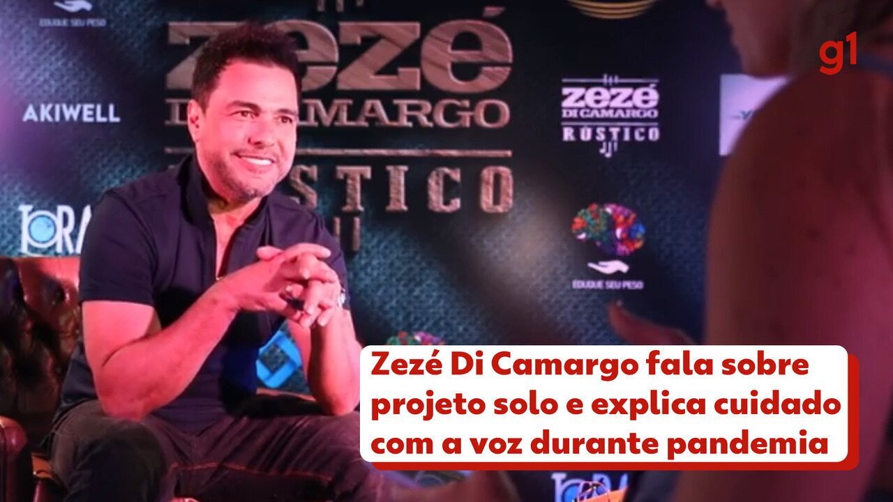 Zezé Di Camargo fala sobre projeto solo e explica cuidado com a voz durante pandemia