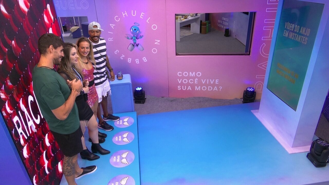 No BBB 23, Amanda se emociona com video da Família no Almoço do Anjo