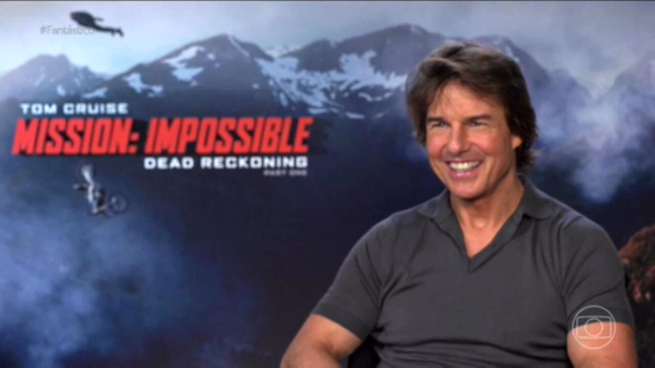 'Penso em como posso entreter o público', diz Tom Cruise sobre 'Missão: Impossível 7'