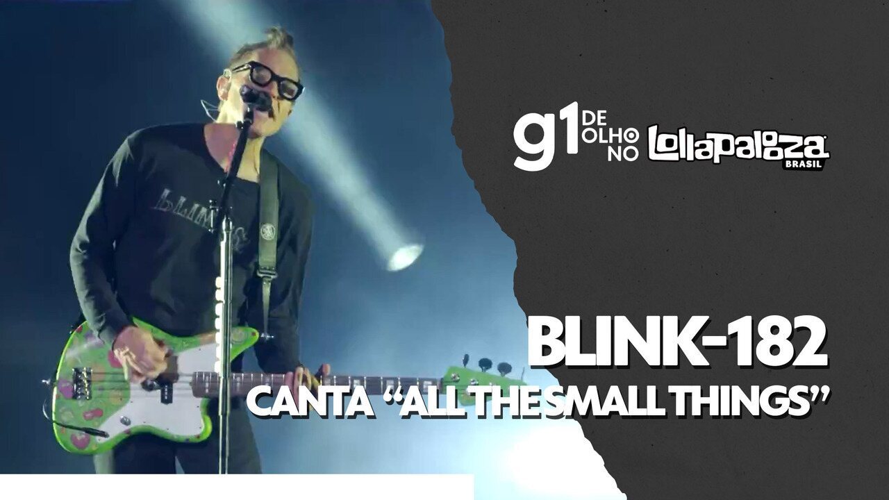 Blink 182 toca "All The Small Things" no Lolla 2024Blink 182