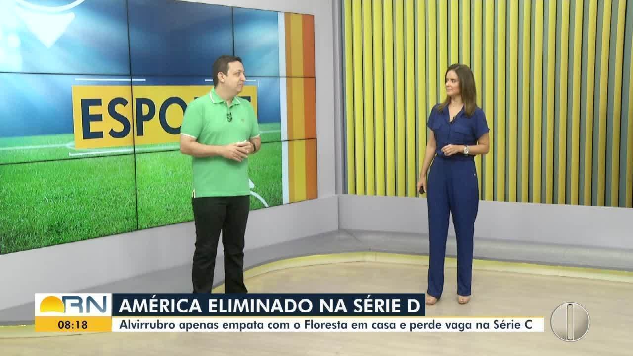 América é eliminado na Série D