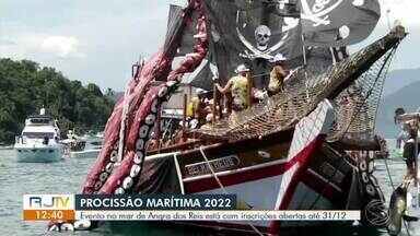 Angra dos Reis abre inscrições para a tradicional procissão marítima - Interessados podem se inscrever até o dia 31 de dezembro. Evento acontece no dia 1º de janeiro.