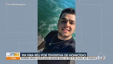 PM se torna réu por tentar matar jovem em show da dupla Henrique e Juliano, em Goiânia - No show aconteceu que no dia 5 de junho, a vítima foi atingida por três tiros e passou dias internado, mas já recebeu alta.