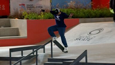 Semifinal Masculina - As semifinais masculina do Mundial de Skate Street, em Sharjah, Emirados Árabes.