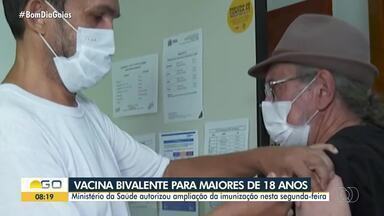 Goiás amplia reforço com vacina bivalente contra a Covid para todos acima de 18 anos - Ampliação vale para todos os 246 municípios goianos.