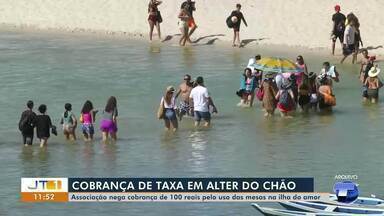 Associação nega cobrança de R$ 100 pelo uso de mesas na Ilha do Amor - Saiba mais a seguir.