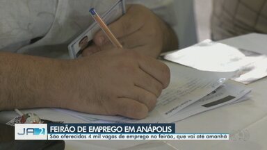 Feirão de empregos oferece 4 mil vagas em Anápolis - Candidatos podem participar até quinta-feira (27).