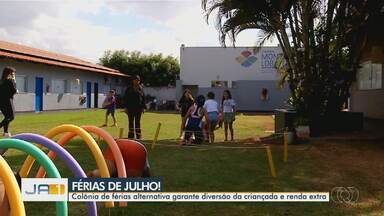 Colônia de férias alternativa garante diversão para crianças e renda extra - Em Rio Verde e em Santa Helena tem gente que encontrou nesta época do ano a oportunidade perfeita para fazer uma boa renda.