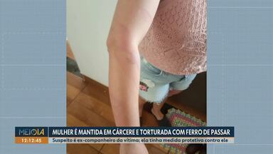 Mulher é mantida em cárcere e torturada com ferro de passar - Suspeito é ex-companheiro da vítima; ela tinha medida protetiva contra ele