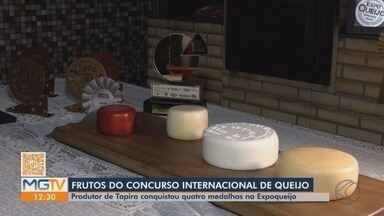 Produtor de Tapira conquista quatro medalhas na ExpoQueijo - Reconhecimento rende frutos para família da microrregião do queijo artesanal Araxá.