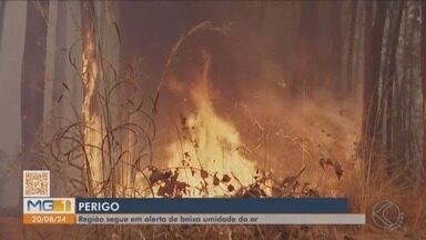 Uberlândia está em alerta de grande perigo por conta da baixa umidade do ar - Dmae alerta a população para o uso consciente da água.