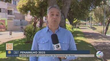 Fenamilho 2025 terá Zezé Di Camargo como atração do lançamento da festa em Patos de Minas - Programação da festa será divulgada no dia 12 de outubro.