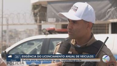 CRLV: policial militar explica como regularizar o licenciamento em MG - Motoristas com veículos de finais 4 e 0 precisam ficar atentos.