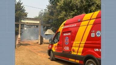 Sudoeste goiano sofre com queimadas excessivas - BR-364 em Jataí chegou a ser interditada devido a intensidade das fumaças.