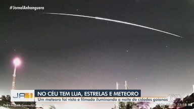 Meteoro é visto iluminando noite de cidades goianas - Ele apareceu no céu no último dia 10 de setembro.