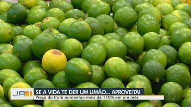 Preço do limão aumenta em Goiás - Consumidores notaram um aumento de mais de 110% em um mês.