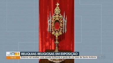 Santo Antônio do Descoberto realiza exposição de relíquias religiosas - Entorno vai receber uma ossada brilhante e parte de um osso de Santo Antônio.