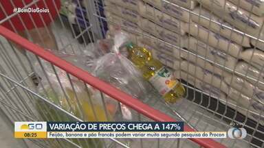 Preço de itens da cesta básica varia até 147% em Goiânia, diz Procon - Pesquisa é realizada neste início do mês de novembro.