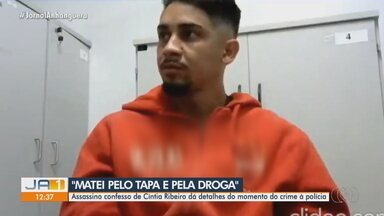 Suspeito de matar cuidadora confessa detalhes do crime à polícia - Assista um trecho do depoimento.