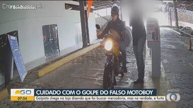 Falsos motoboys aplicam golpe na região da 44 - Golpista chega na loja dizendo que foi buscar mercadoria, mas na verdade, é furto.