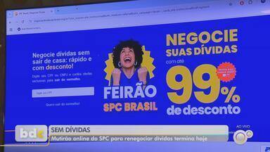 SPC realiza mutirão de negociação de dívidas com até 99% de desconto nas multas - O Serviço de Proteção ao Crédito (SPC) realiza um mutirão para negociação de dívidas que oferece até 99% de descontos nos juros e multas.