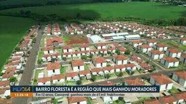 Bairro Floresta é região que mais ganha moradores - Em 12 anos, Cascavel ganhou mais de 61 mil habitantes