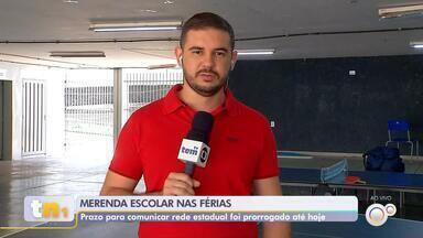 Prazo para famílias solicitarem merendas durante as férias escolares é prorrogado - O prazo para as famílias de alunos de escolas da rede estadual solicitarem merendas durante as férias escolares foi prorrogado até esta terça-feira (17).