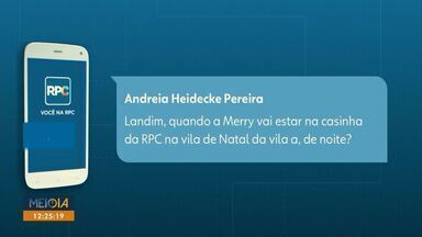 Telespectadores usam aplicativo 'Você na RPC' para enviar mensagens para o Meio-Dia Paraná - Você também pode baixar o aplicativo na loja do seu celular.