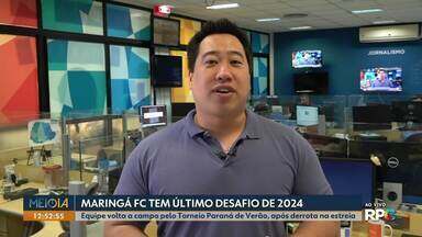 Maringá FC tem último desafio de 2024 - Equipe volta a campo pelo Torneio Paraná de Verão, após derrota em estreia para o Londrina.