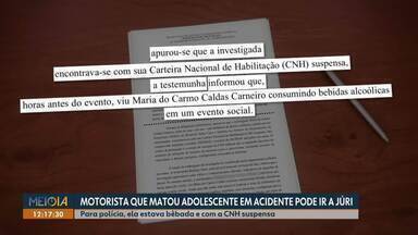 Motorista que matou adolescente em acidente vai à júri - Para polícia, ela estava bêbada e com a CNH suspensa