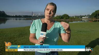 Bom Dia Sábado está no Parque Barigui - Verão começou oficialmente hoje, às 6h20.