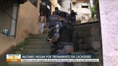 Militares passam por treinamento em Cachoeiro de Itapemirim - Assista a seguir